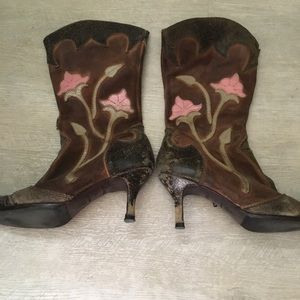 Flower Cowgirl boots